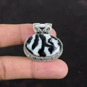 Белый бирюзовый кулон Buffalo, уникальный винтажный кулон, ювелирное изделие ручной работы из драгоценных камней, кулон из стерлингового серебра 925 пробы, дизайнерский кулон, подарки для жены