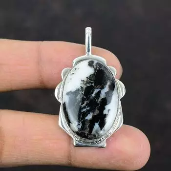 Белый бирюзовый кулон буйвола, подлинные драгоценные камни, кулон из стерлингового серебра 925 пробы, кулон ручной работы, подарок на годовщину, кулон новейшего дизайна