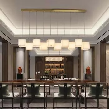 Белый благородный роскошный мраморный куб светодиодный домашний подвесной светильник потолочные светильники подвесная люстра освещение светильники обеденный стол лампа