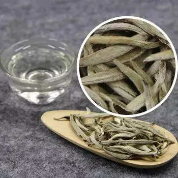 Белый чай Baihao Silver Needle White Tea Bai Hao Yin Zhen Loose Leaf Tea 100g