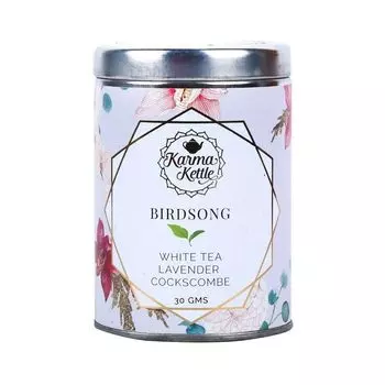 Белый чай с Лавандой и Целозией (30 г), Birdsong, Karma Kettle