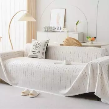 Белый чехол для дивана Ice Silk, коврик, плед, гостиная, пара, летнее полотно для пикника, плед 180x130