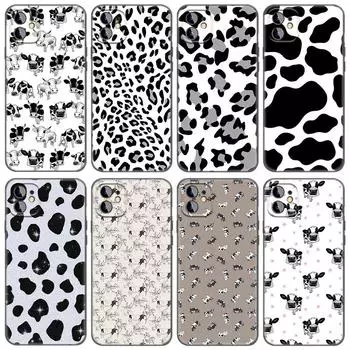 Белый, черный чехол для телефона с изображением коровы для iPhone Samsung Galaxy Redmi Xiaomi Oppo OnePlus Note SA 7 8 9 10 11 12 13 14 20 21 22 23 53 54 Pro Max Plus Ultra iPhone 6 or 6S