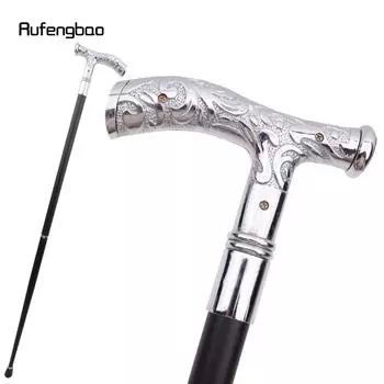 Белый цветок орла тотем рельеф косплей трость модная трость джентльмен посох набалдашник трость 92 см