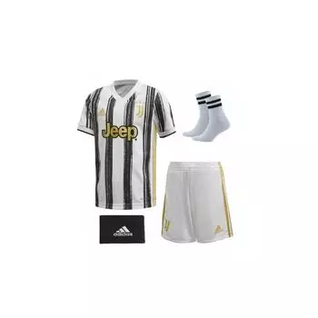 Белый детский футбольный комплект Juventus Ronaldo 21/22 сезона из 4 футболок специального дизайна