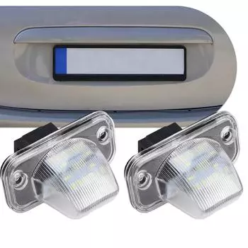 Белый для T4 номерного знака, фонарь лампы 1990-2003 годов, ABS + светодиод, 50000 часов