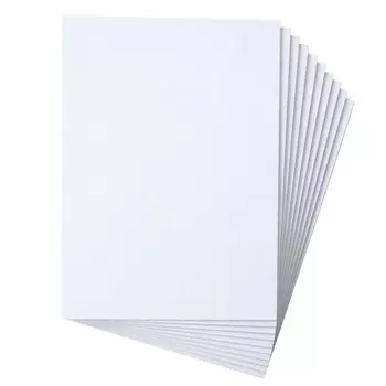 Белый дом, белый картон, немного больше, чем А3, 430 x 310 мм, толщина примерно 2 мм, набор из 10 штук, 26 А3, двусторонний (Чипболл) нет. (1,92 мм