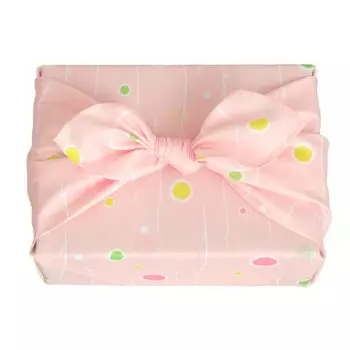 Белый дом Furoshiki One 68 x 68 см Узор, Сторона, Полиэстер, (Цветок Таюутоу)