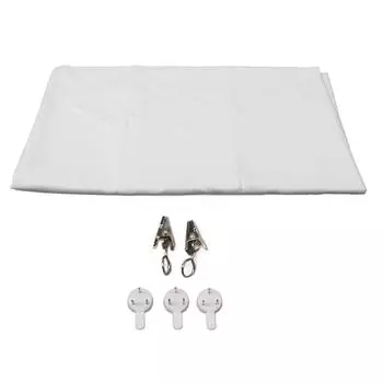 Белый фон для фотографии Хромакейный фон Ткань складной однотонный фон для