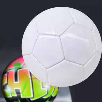 Белый футбольный мяч, официальный футбольный мяч премиум-класса, спортивные игрушки на открытом воздухе для девочек и мальчиков Size 3