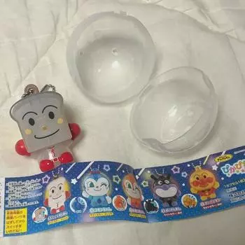 Белый хлебный человек Гача Анпанман Девушка из дынного хлеба Джиранг Погремушка Японская Гача