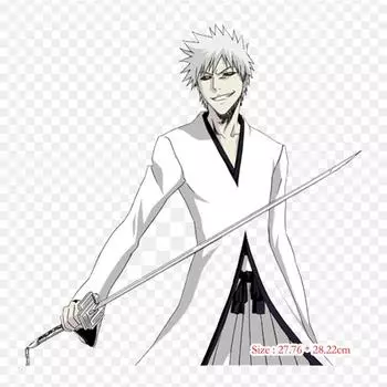 Белый Ичиго Храбрый Ичиго Куросаки аниме Лрон на нашивки для сумки для одежды футболка термопереносные наклейки полосы аппликации