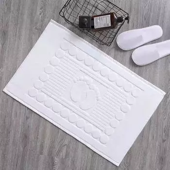 Белый коврик для ванной 50*80 см, коврик для душа, коврик для йоги, полотенце для ног, СПА белый