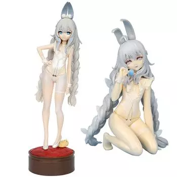 Белый Кролик Злой Номер Аниме Фигурка Ухо Кролика Алиса Девушка Фигурку Игрушки Симпатичная Модель Куклы