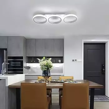Белый круглый потолочный светильник Современный потолочный светильник Светодиодный круглый потолочный светильник для гостиной Прихожая Спальня Столовая Кухня Кабинет