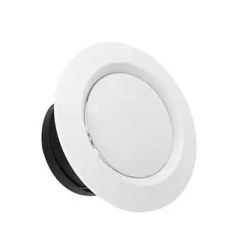 Белый круглый воздухоотводной клапан вытяжной клапан регулируемый воздуховод вентиляционная крышка Главная Style A-75mm