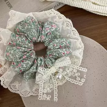 Белый кружевной большой ободок для волос, милый головной убор супер феи, аксессуары для волос