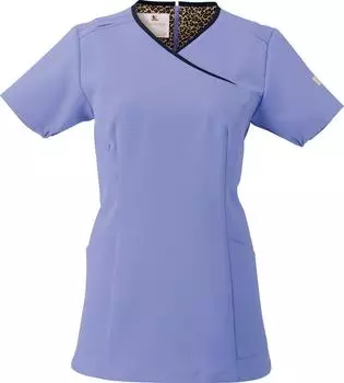 Белый леопардовый принт HI Коллекция Stoekas x Dark Japan LL на японский размер [Wacoal] Медицинские халаты, Пальто, Медицинское, Носимое, Подкладка, HI703, Женский темно-синий,