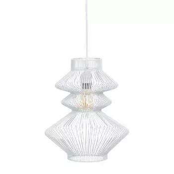 Белый металлический кулон 28 х 28 см