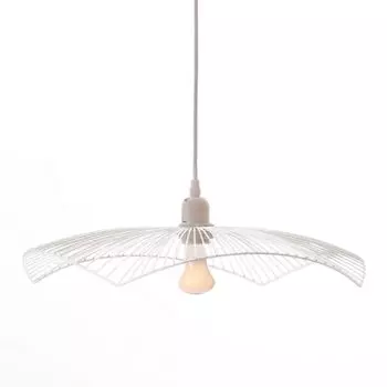 Белый металлический кулон 46 х 46 см