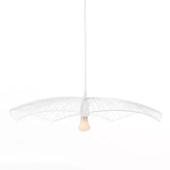 Белый металлический кулон 58 х 58 см