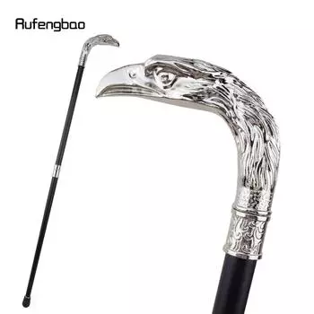 Белый орел с длинной головой, тотем, рельефная трость, модная трость, джентльмен, ручка Crosier, трость 93 см