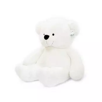 Белый плюшевый мишка Nuri Bear, 45см, белый, Популярные игрушки для корейских детей