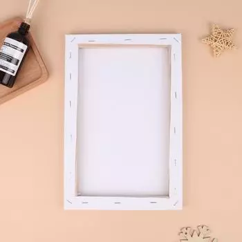 Белый пустой квадратный холст художника для холста масляной живописи деревянная рамка для доски 10*10cm