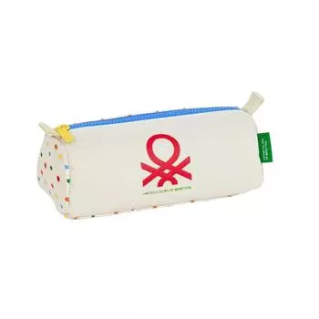Белый школьный пенал Benetton Topitos (21 х 8 х 7 см)