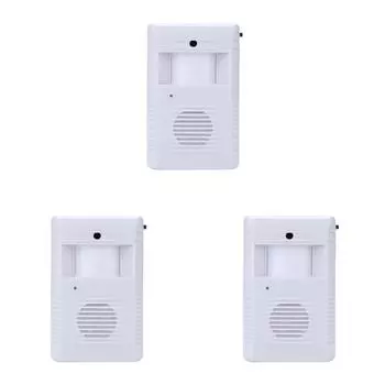 # Белый сигнал тревоги дверной звонок система оповещения приветствие дверной звонок беспроводной для Stor