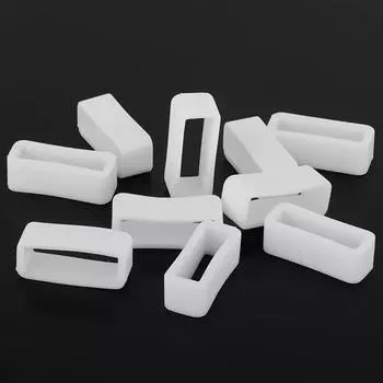 Белый силиконовый держатель для запястья шириной 8 мм, 0,79 x 0,24 дюйма