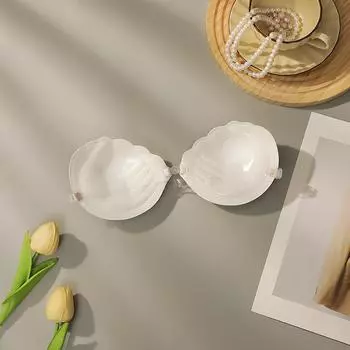 Белый силиконовый невидимый бюстгальтер, маленькая грудь, верхняя поддержка, сборка большой груди, поддержка груди, женское нижнее белье с наклейкой из сгущенного молока A