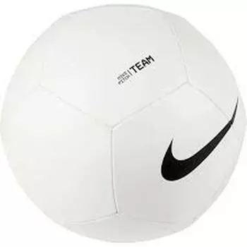 Белый синтетический футбольный мяч Nike PITCH TEAM DH9796 100 (5) (Уникальный размер)