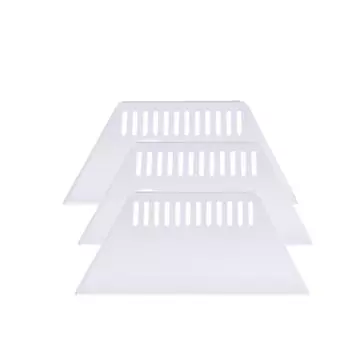 Белый скребок 26 13 0,38 см. Пластиковый скребок для разглаживания. Более толстый пластиковый скребок. Настенная ткань. 1