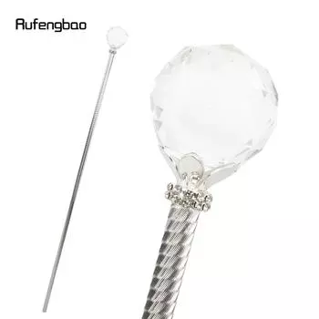 Белый стеклянный хрустальный шар, сказочные палочки из сплава для девочек, палочки принцессы, детская палочка ангела, вечерние косплей, свадьба, день рождения, 91 см белый