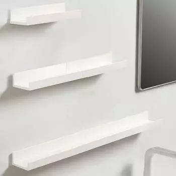 Белый стеллаж для хранения без сверла держатель для шампуня многофункциональная полка для ванной комнаты кухня