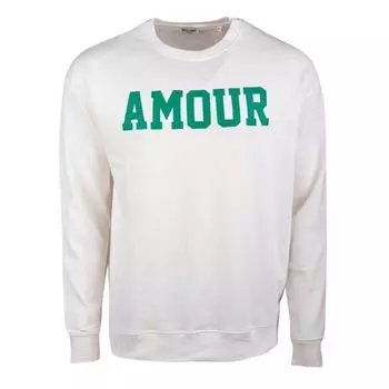 Белый свитшот с зеленым принтом Love Мужской DEELUXE 74 XL белый