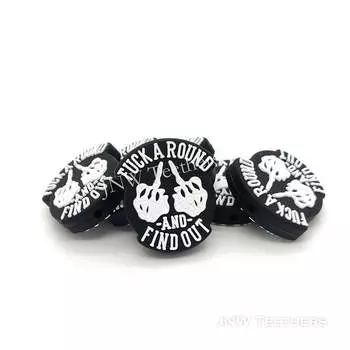 Белый трахни и найди силиконовые фокусные бусины Pack 10