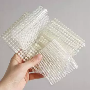 Белый жемчуг DIY Аксессуары для боди-арта Временные татуировки Красота наклейки для лица 3D Стразы для ногтей