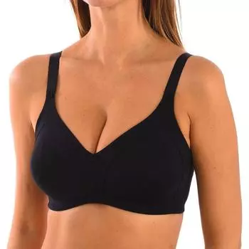 БЕЛЫЙ женский бюстгальтер без косточек 100 COPA C чёрный