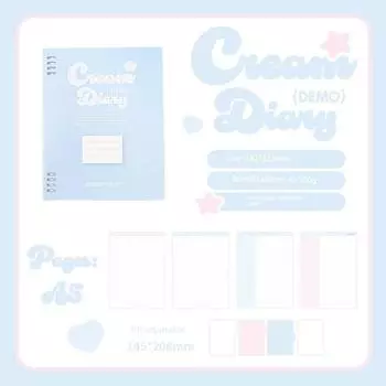 Ben Good-looking Loose Spiral Notebook Special Removable Notebook Book B5 Student Postgraduate Entrance Examination Notepad for High School Students A5-(blue) blue dream