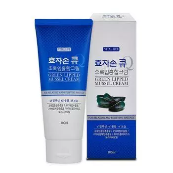 Ben s Lab Hyoja Son Q Green Lipped Mussel Massage Cream, 100 мл, 1 шт.
