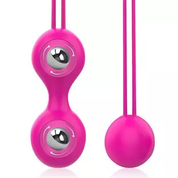 Ben Wa Ball Упражнения для подтяжки влагалища Секс-игрушки для женщин Тренировка мышц киски Силиконовые шарики Кегеля 2 шт./компл.