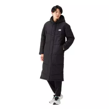 Bench Coat Soccer Cold Protection BK [New Balance] Men s (AMJ45403) (Black)