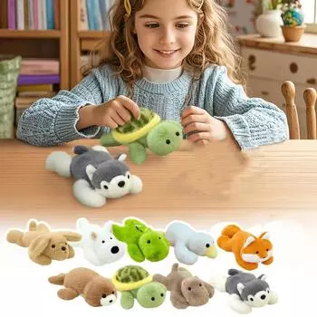 Bend Doll Plush Toy Doll Children Companion Puppet Doll One Size