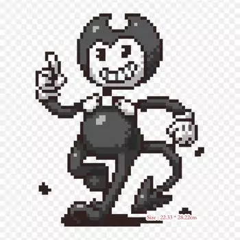 Бенди Бенди и чернильная машина, термопереносная печать, виниловые нашивки, наклейки для одежды, аппликации «сделай сам», моющиеся нашивки