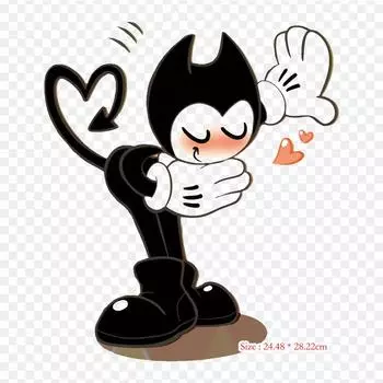 Бенди и чернильная машина Бенди Бенди и чернила Мах утюг на теплопередаче печать виниловые нашивки наклейки для одежды DIY аппликации моющиеся нашивки