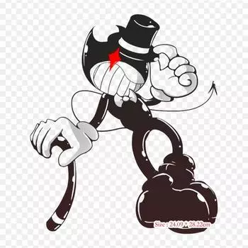 Бенди и чернильная машина Best Bendy And The Ink Machi, термопереносная печать, виниловые нашивки, наклейки для одежды, аппликации «сделай сам», моющиеся нашивки