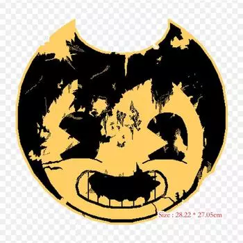 Бенди и чернильная машина Juego игра Бенди и чернила утюг на теплопередаче печать виниловые нашивки наклейки для одежды DIY аппликации моющиеся нашивки