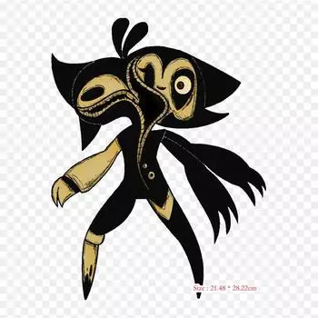 Бенди и чернильная машина OC рисунок Бенди и чернила утюг на теплопередаче печать виниловые нашивки наклейки для одежды DIY аппликации моющиеся нашивки